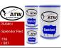 Preview: Subaru, Splendor Red, 726 / 987: 500ml Lackdose + 500ml Klarlack + 250ml Härter - Set, von ATW Autoteile West.